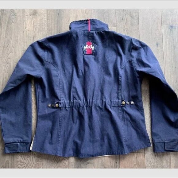 Equine Couture Regatta Jacket Size XL Navy Equestrian Full Zip Stretch Riding - Picture 4 of 6